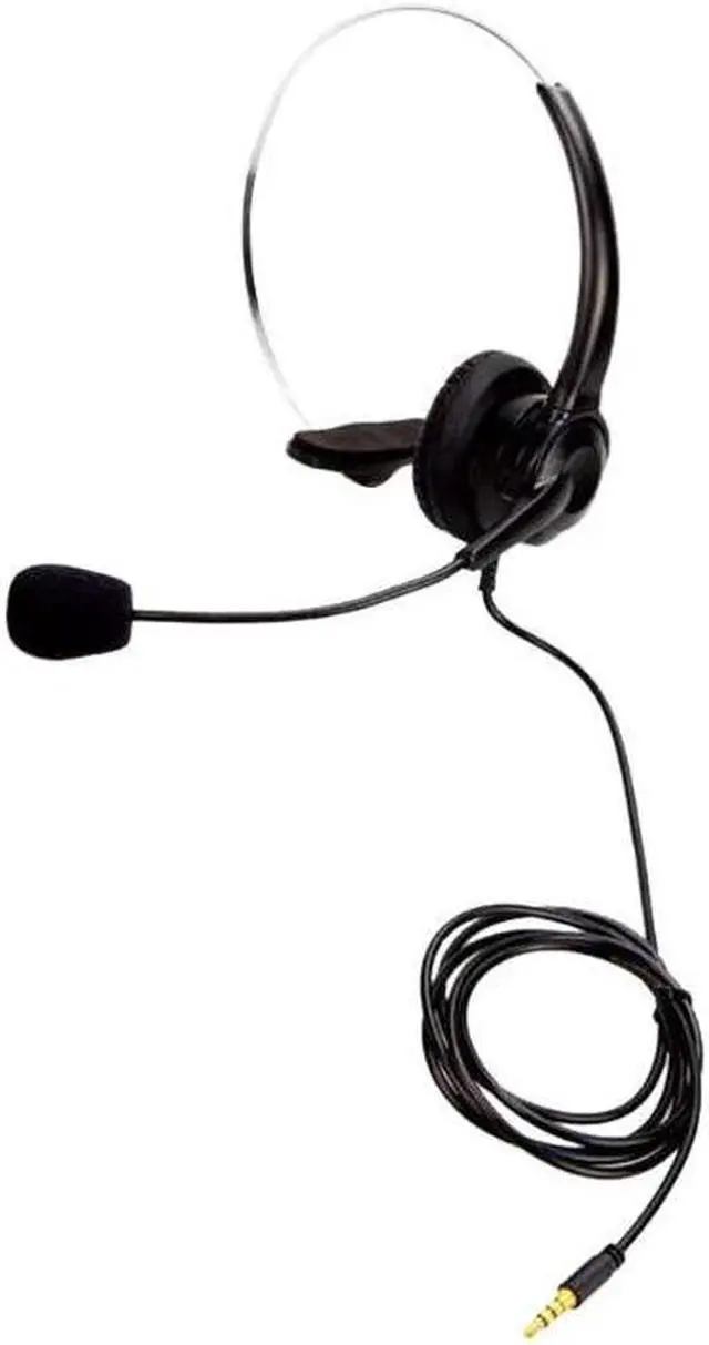 Main image of Center Headset with Microphone 3.5MM Plug Telephone Voice Interphone Headphone for Computer PC Game Volume Control