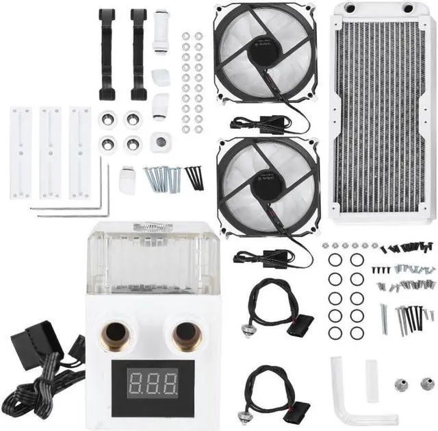 Main image of PC Water Cooling Kit Liquid Computer Cooling Set G1/4 Thread 200L/H Integrated Water Pump Computer Water Cooling System