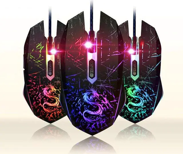 Main image of Wired Gaming Mouse Optical Computer pc notebook laptop DPI Game LED gamer Mice For Dota csgo Gamers souris arc