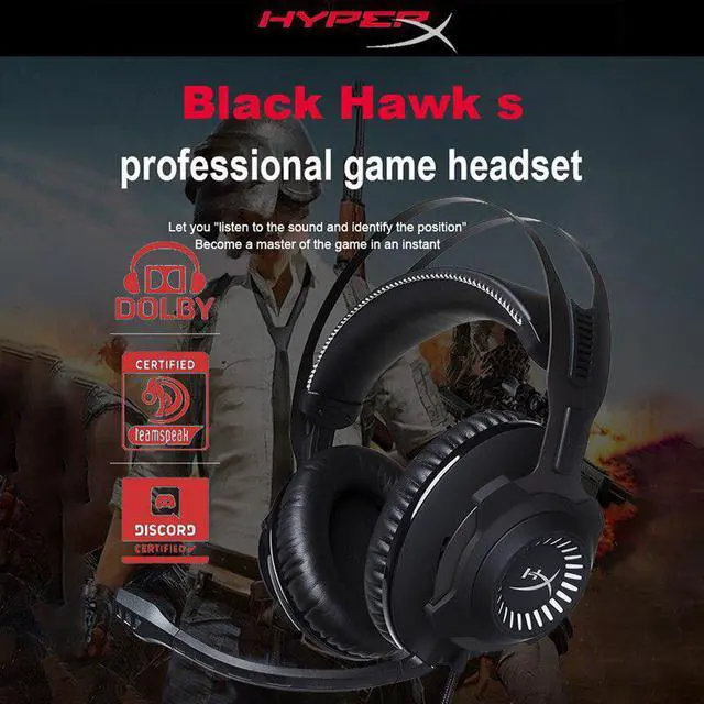 Alt view image 5 of 5 - Captain Hyper X Cloud Revolver S Pro Gaming Headset, for PC, Laptop and Video Game Console