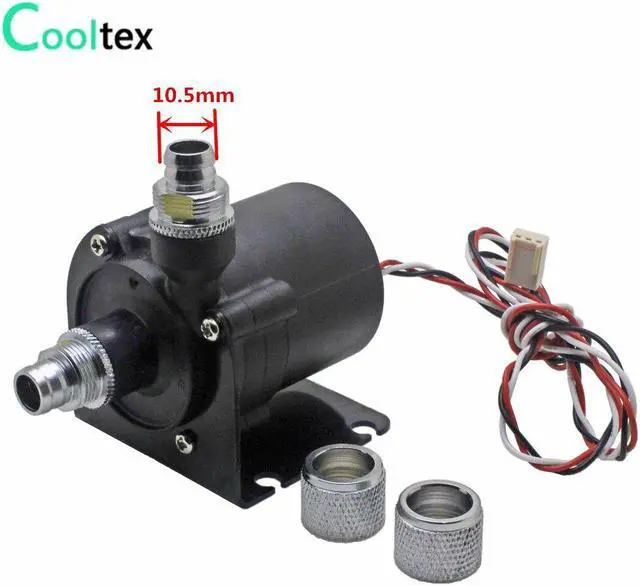 Alt view image 4 of 5 - Silent Brushless DC 12v Water cooling Pump DIY computer water cooler