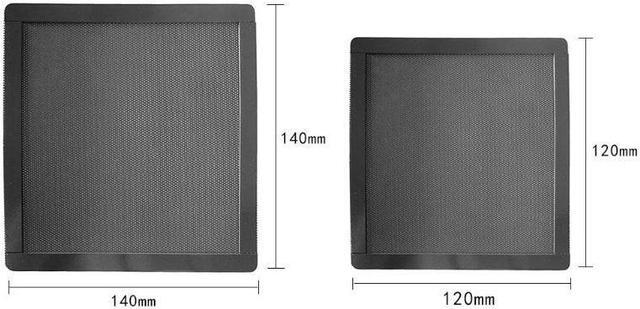 Alt view image 4 of 5 - Frame Dust Filter Dustproof PVC Mesh Net Cover Guard for Home Chassis PC Computer Case Cooling Fan Accessories