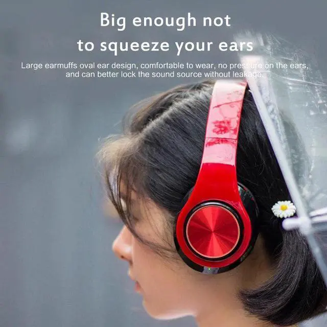Alt view image 5 of 5 - Colorful Light Bluetooth 5.0 Wireless Headsets Gaming Sports HIFI Stereo Sound Noise Reduction terproof Headphones Earbuds