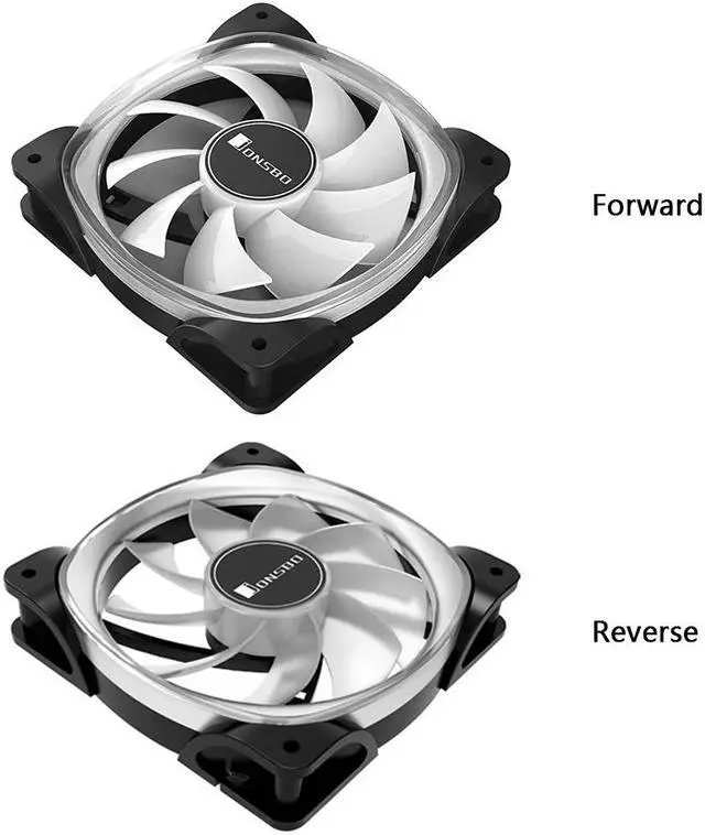 Alt view image 2 of 5 - FR 701 ARGB LEDPC Case Fan 120mm 9 Blade AddressableRGB LightingPWM Chassis Cooling Fan 120mm