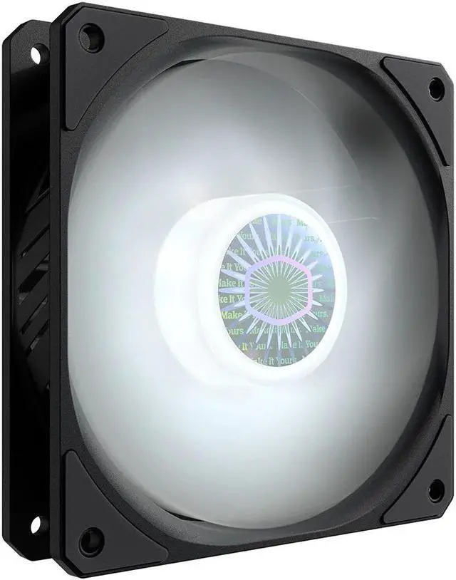 Alt view image 4 of 5 - sickleflow 120mm LED 4pin PWM Shockproof silence fans For Computer Case CPU cooler cooling fan
