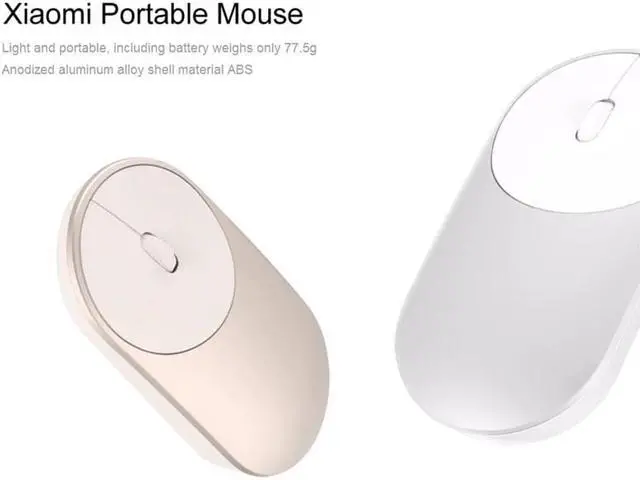 Alt view image 2 of 5 - Wireless Mouse Portable Bluetooth 4.0 Aluminium Alloy ABS Material Gaming Mouse RF 2.4GHz Dual Mode Control Connect