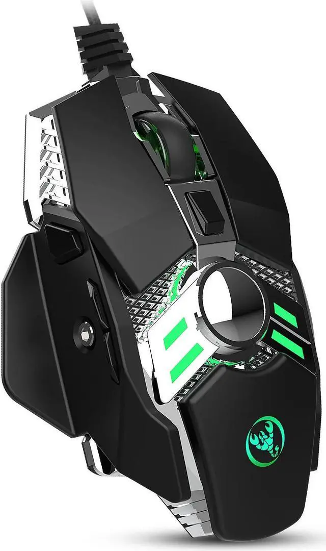 Alt view image 5 of 5 - Gaming Mouse Computer Game Mouse Ergonomic Gamer Mice 6400 DPI Silent Mouse Optical Backlight PC Mause 7 Button For Laptop