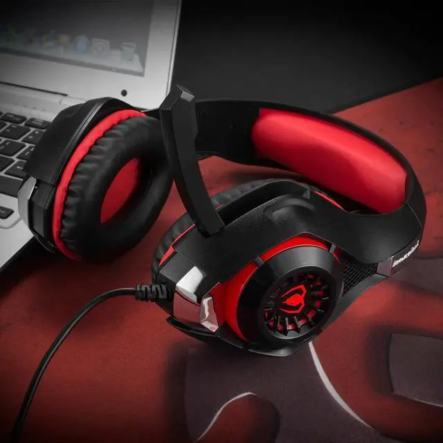 Main image of GM-1 Gaming Headset Earphone Wired Gamer Headphone Stereo Sound Headsets with Mic LED light for Computer PC Gamer