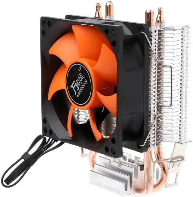 Alt view image 5 of 5 - Cooler Dual Heatpipe Aluminium PC CPU Cooler Cooling  For Intel 775/1155 AMD 754/AM2