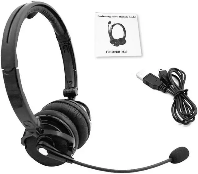 Alt view image 4 of 5 - Control Noise Cancelling PC Gaming Home Office With Mic Wireless Stereo Adjustable Bluetooth Headset Micro USB For PS3