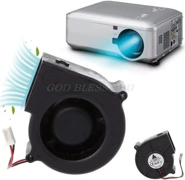 Alt view image 3 of 5 - For Delta BFB0712H 7530 DC 12V 0.36A Projector Blower Centrifugal Cooling Fan 75x75x30mm Cooler Fans Drop Shipping
