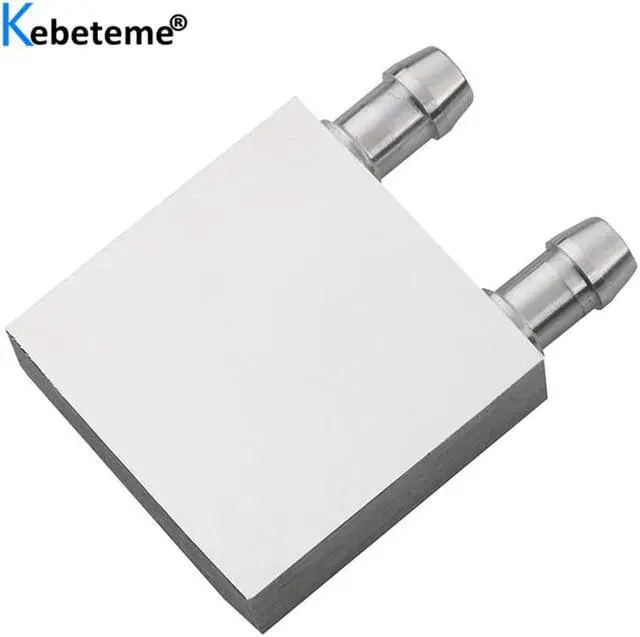 Alt view image 2 of 5 - 40*40mm Primary Aluminum Water Cooling Block for Liquid Water Cooler Heat Sink System 40*80mm for PC Laptop CPU