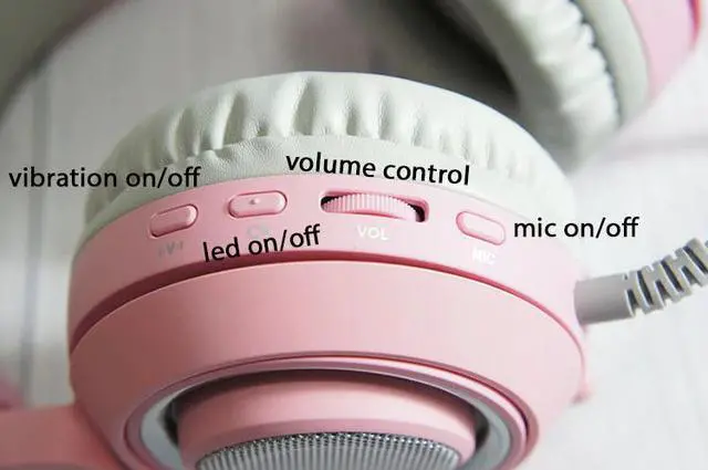 Alt view image 3 of 5 - Gaming Headphone 7.1 Sound USB Vibration Headset Earphones with Mic Microphone For Computer Gamer Cat Brand  G951