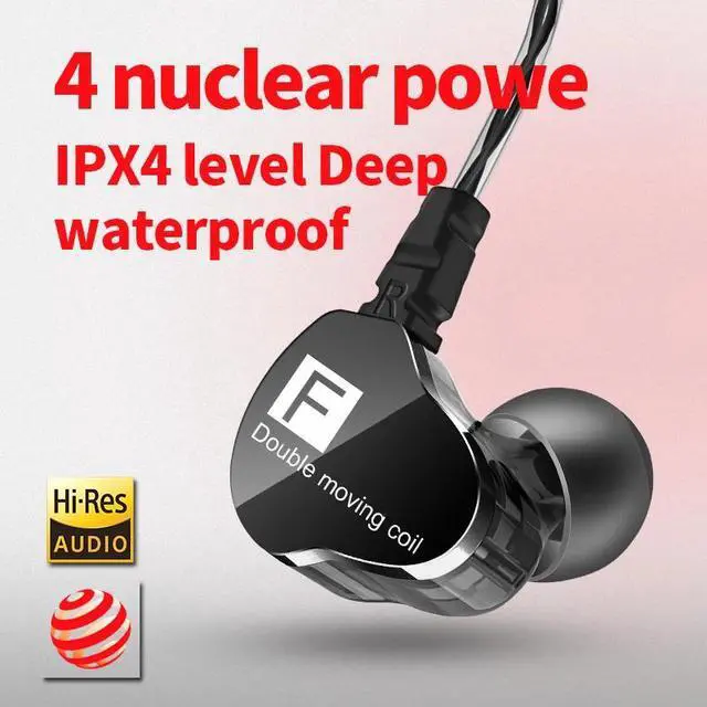 Alt view image 5 of 5 - Genuine  CK9 Earphones Dual Driver With Mic gaming headset mp3 DJ Field Headset audifonos fone de ouvido sem fio auriculares