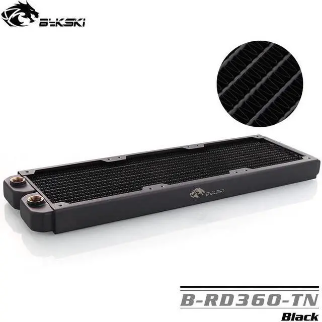 Main image of 360mm Water-Cooled Copper Radiator PC Discharge Liquid Radiator for 12cm Fan, Approximately 30mm B-RD360-TN heatsink
