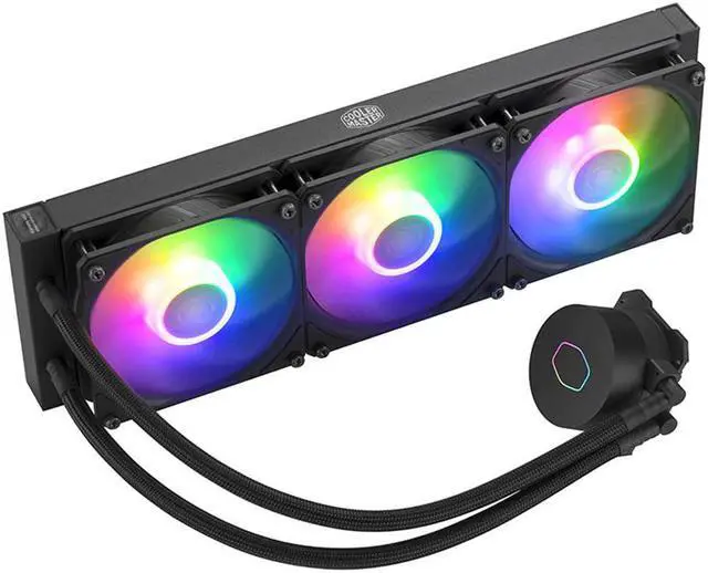 Alt view image 3 of 5 - ML360L V2 ARGB PC Computer CPU Water Cooler Liquid Cooling 120mm Addressable RGB fan quiet For 115X 2011 2066 AM4