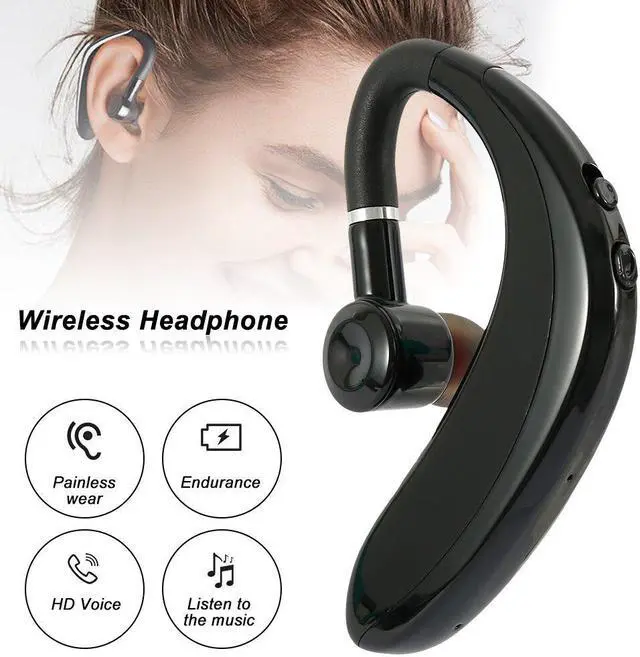 Alt view image 2 of 5 - S19 Wireless Earphone Stereo Bass Bluetooth Headphones Sport Gaming Headset Hadsfree for iPhone Samsung Phones