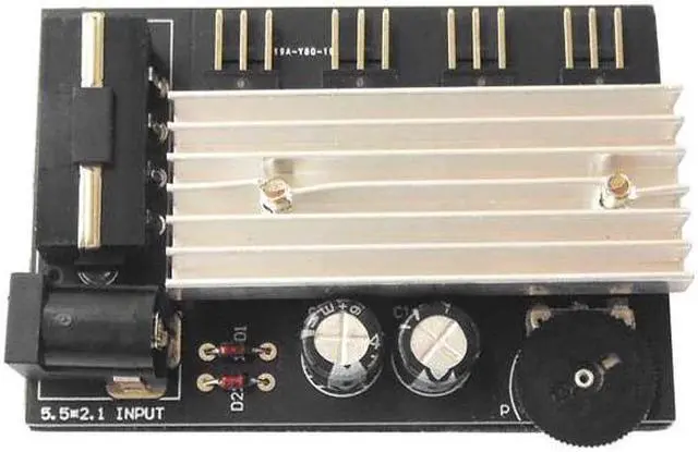 Alt view image 3 of 4 - PC Case CPU Cooler 3pin cooling fan speed temperature controller, 3 pin Fan Hub Power Supply Splitter by 4Pin or SATA