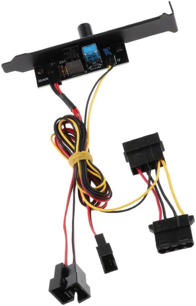 Alt view image 3 of 5 - 3 Channels PC Cooler Cooling Fan Speed Controller for CPU Case HDD DDR VGA AS L