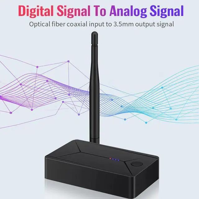 Main image of Bluetooth 5.0 Audio Transmitter 3.5mm AUX Jack Optical Fiber Coaxial Wireless Adapter 10M for Headphones Speaker Hot Sale