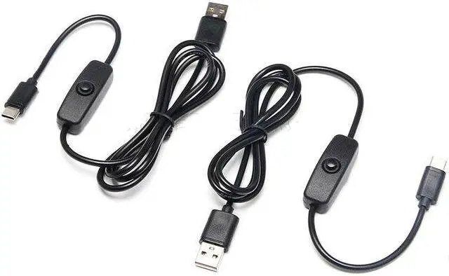 Alt view image 4 of 5 - 3A USB Type C Cable for  S10 S9 S8  P30 Pro Fast Charge Type-C Phone Charging Wire USB C Cable With ON OFF Switch