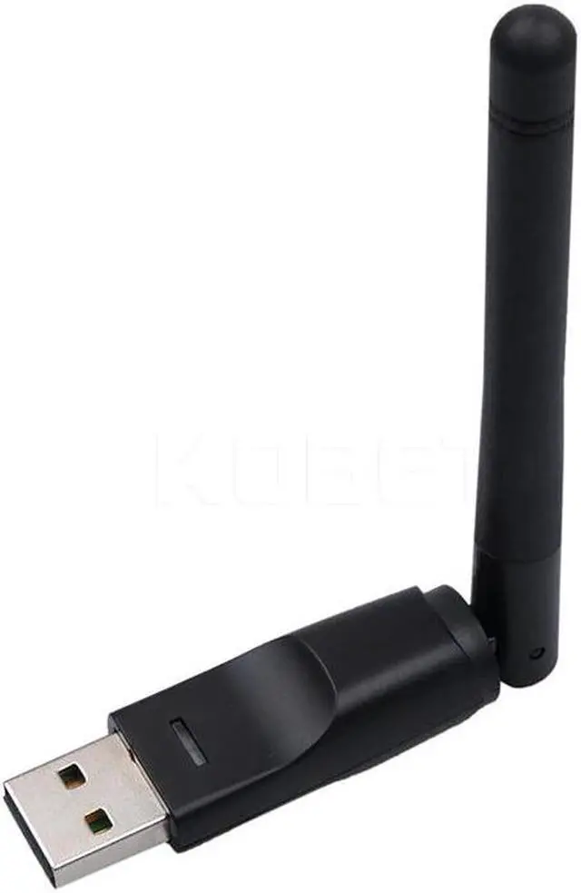 Alt view image 2 of 5 - 150Mbps USB 2.0 WiFi Wireless Network Card Ralink RT5370 802.11 b/g/n LAN Adapter with rotatable Antenna for PC Laptop