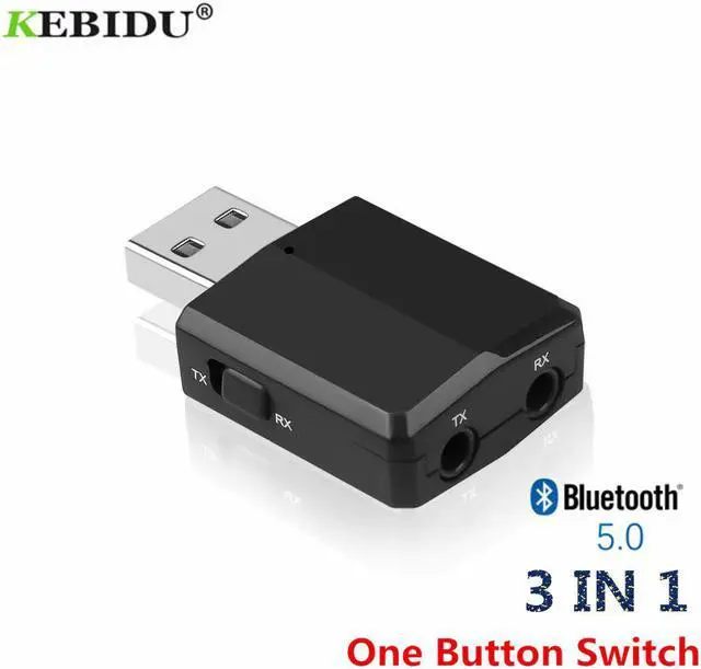 Alt view image 2 of 5 - 3 IN 1 Bluetooth Transmitter Receiver Wireless Bluetooth 5.0 Adapter Mini 3.5mm AUX Stereo For Car Music For TV Newest