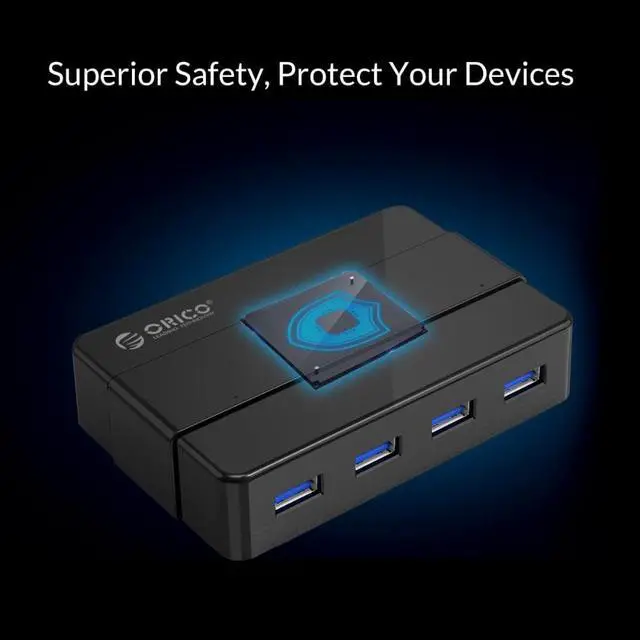 Alt view image 5 of 5 - H4928-U3 4 Port USB3.0 Hub for Windows XP / Vista / 7 / 8 / 10 / Linux / Mac OS