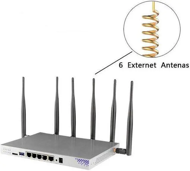 Alt view image 4 of 5 - 1200 Mbps multifunction 3G 4G modem router with Sim card slot Wifi dual-band router EP06 4G mobile router CAT6WiFi router 2.4/5G