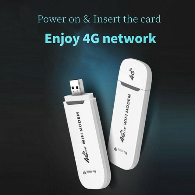 4G LTE USB Modem Network Adapter With WiFi Hotspot SIM Card 4G