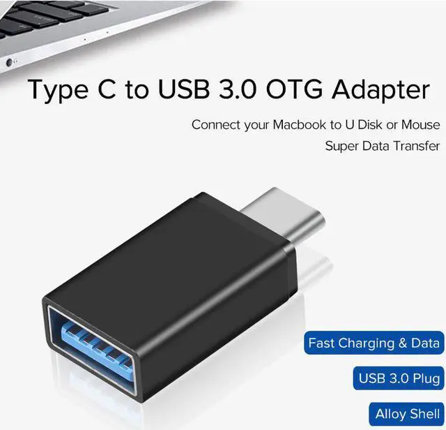 Main image of C to USB 3.0 Adapter Fast Charging  -C Mole Phone Cables Converter for Macbook USB OTG