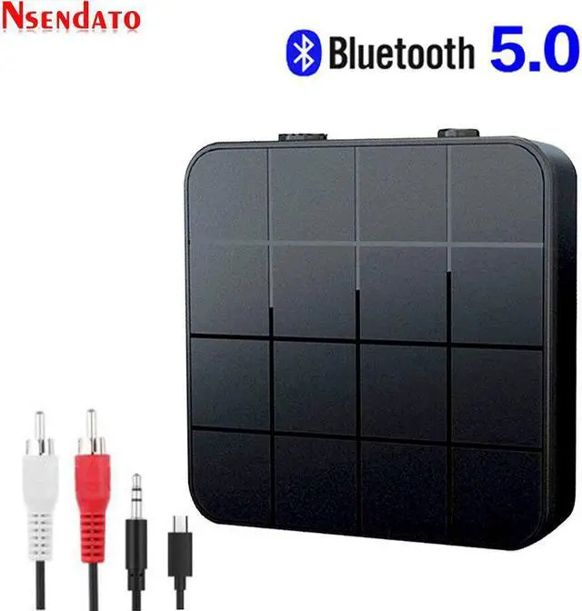 Main image of Bluetooth 5.0 Audio Music Transmitter Receiver 2 in 1 3.5mm AUX jack RCA Stereo Music Wireless Audio Adapter For Car TV Speaker