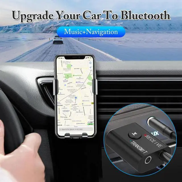Alt view image 3 of 5 - Bluetooth 5.0 Audio Receiver Transmitter Mini 3.5mm Jack AUX USB Stereo Music Wireless Adapter for TV Car PC Headphone BT