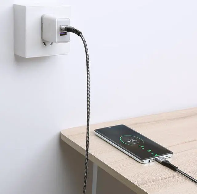 Alt view image 2 of 5 - 5A USB Type C Cable For  P30 40W Supercharge USB-C Charger Cable 1.8M Charger Wire for Android Phone