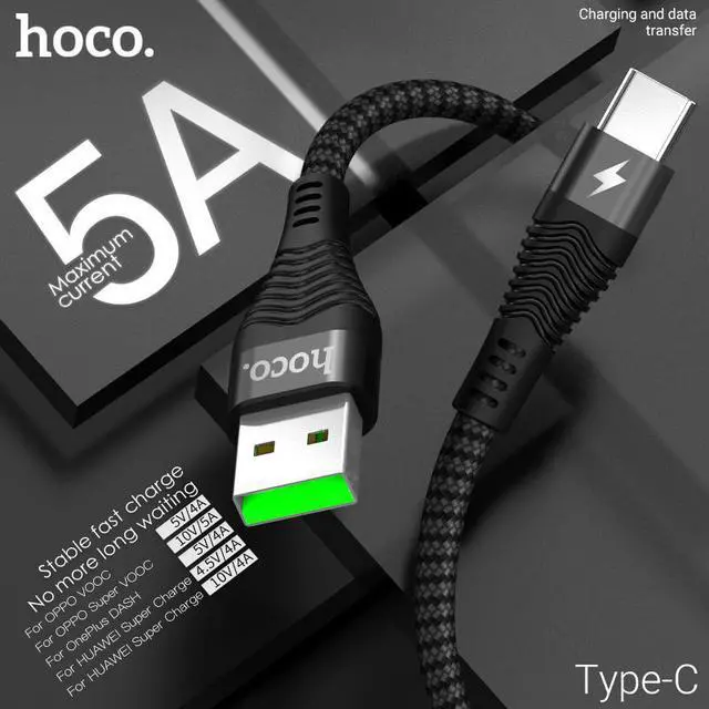Main image of usb cable to type c 5a fast charging usb c wire usbc charger c type cord for    mole phone android