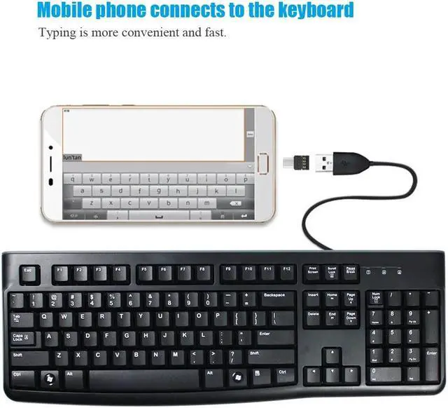 Alt view image 5 of 5 - C Adapter To Micro USB Connector USB 5Pin OTG Adapter Connector For Android Tablet USB  C Cable Flash Disk 10 Pcs/lot