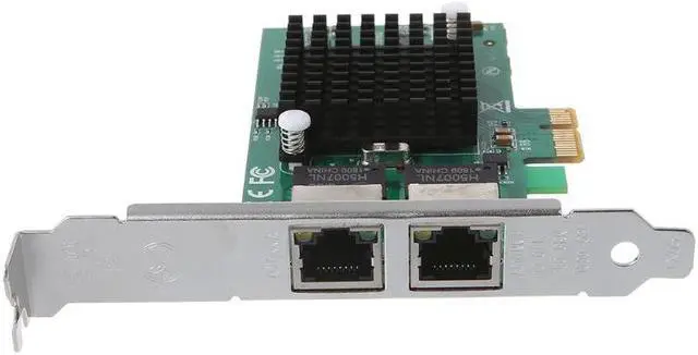Alt view image 2 of 5 - Dual Port 10/100/1000Mbps Gigabit Ethernet Card Server Adapter NIC EXPI9402PT Controller  82571