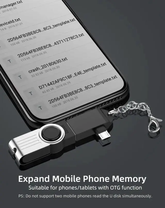 Alt view image 5 of 5 - Android Type-C 2-in-1 OTG Adapter Otg Type C Cable For  Iphone 11 Usb Type C Adapter  Official Store