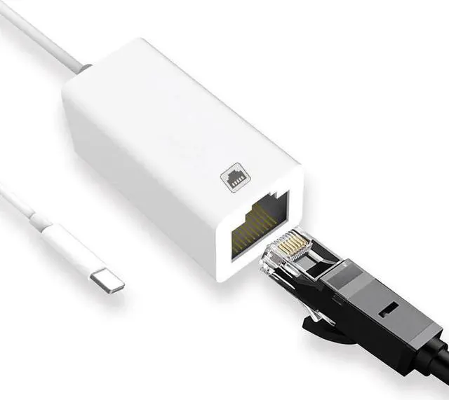 Alt view image 3 of 5 - 100Mbps iOS Network Cable Adapter for IPhone 11 pro MAX X XS XR 5 6 7 8 Plus Ipad To RJ45 Ethernet Wired  Surf the Internet