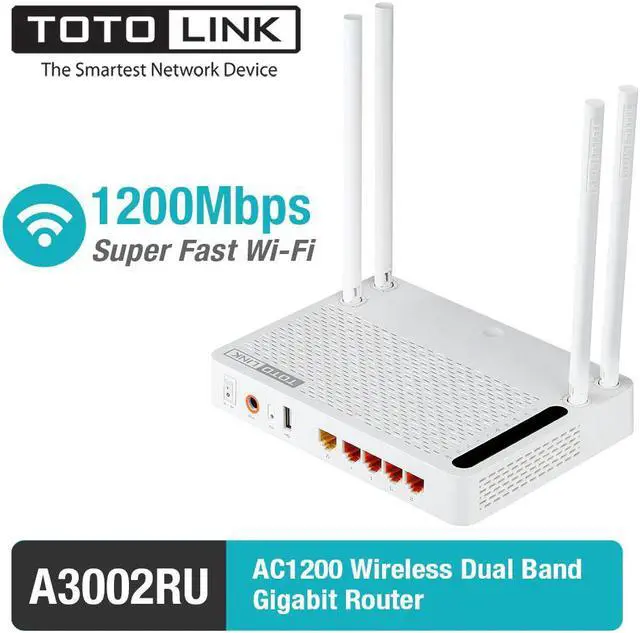Main image of Wifi Router A3002RU AC1200 Wireless Dual Band Gigabit Router with USB Port Wireless Routers Deliver from Russia