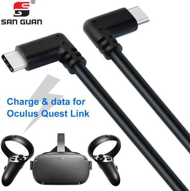 Main image of 5meter USB 3.2 Gen1 USBC  Charge Cable fast speed for Oculus Head-set Elbow design for VR Quest  Type C 3.2  Cable