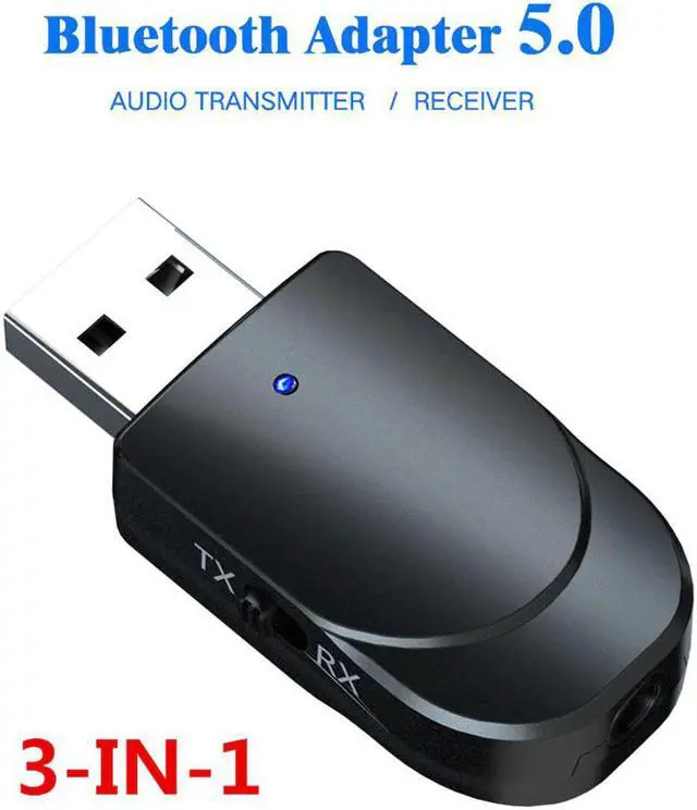 Alt view image 3 of 5 - 3 IN 1 Bluetooth Transmitter Receiver Wireless Bluetooth 5.0 Adapter Mini 3.5mm AUX Stereo For Car Music For TV Newest