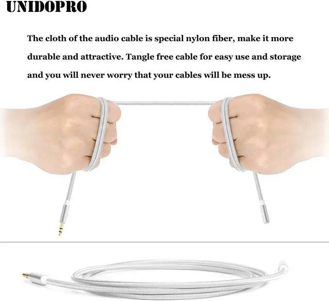 Alt view image 4 of 5 - 1M/3FT Jack 3.5 mm Male to Female Extension Cable for  Zuk Edge L , Z1, Z2 , Z2 Pro Vibe C2 P1 P2 K5 Plus X3 K6 K3 Note