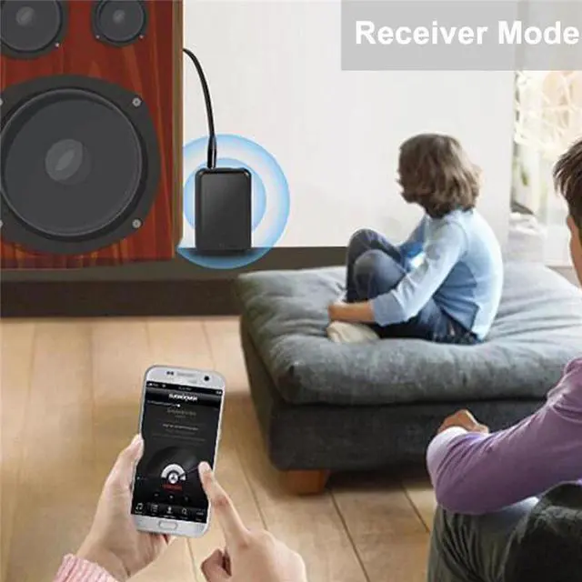 Alt view image 4 of 5 - Bluetooth Audio Transmitter Splitter Receiver Multi-point Music Adapter