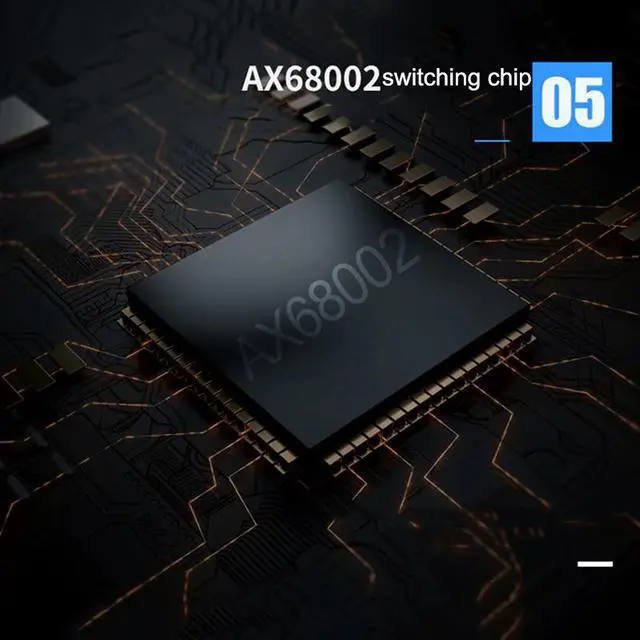 Alt view image 5 of 7 - KVM Switch Box 4 Port 2.0 Switcher Office PC Sharing Splitter for Keyboard Mouse Printer Monitor for Windows/Mac/Linux