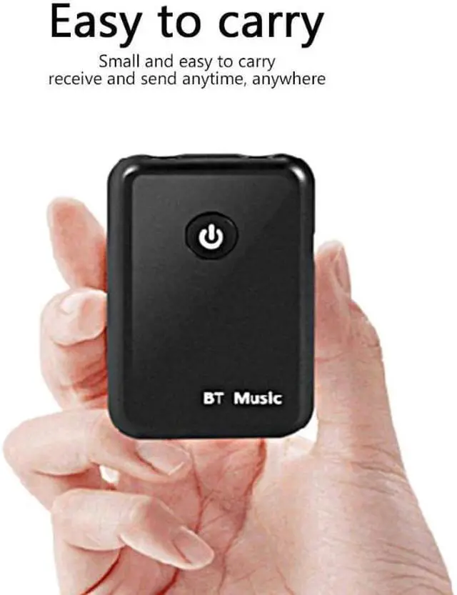 Alt view image 5 of 5 - 2 in 1 Transmitter Receiver Wireless Bluetooth 4.2 3.5mm AUX Adapter for TV CD Player MP3 to Bluetooth Speaker Headset