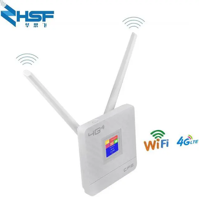 Alt view image 5 of 5 - 3G 4G Portable Hotspot Lte Wifi Router Wan/Lan Port Dual External Antenna  Wireless Cpe Router + Sim Card Slot