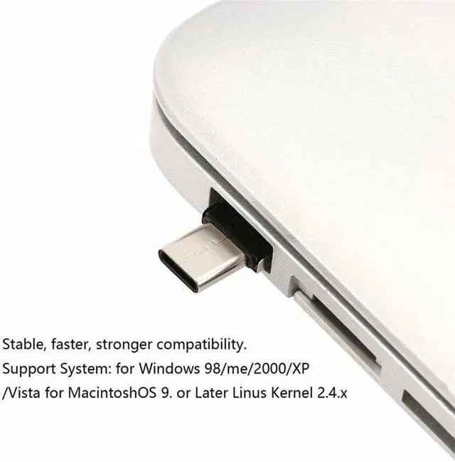 Alt view image 5 of 5 - 5pcs Mini OTG Type-C To USB 3.0 Mole Phone U Disk Reader Tablets Adapter Otg Cable Converter for  S9  5T OTG