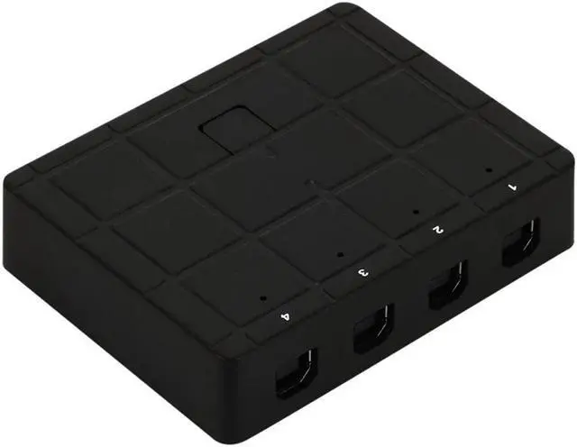 Main image of 4 Ports USB2.0 Sharing Switch Scanner Keyboard Adapter Monitor KVM Box Portable Selector Hub Plug And Play For PC Printer