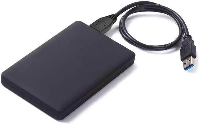 Main image of HDD Case Slim Portable 2.5 HDD Enclosure Sata to USB Hard Disk Drives HDD Case With USB Cable USB 2.0 External Hard Disk Case